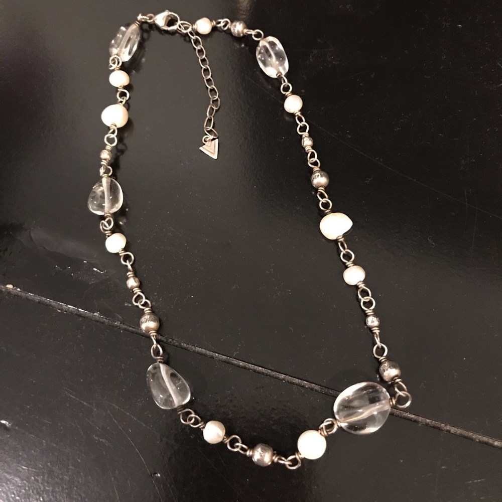 Silpada sterling silver and pearl necklace